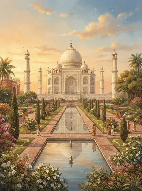 Elegant Digital Painting Travel Posters