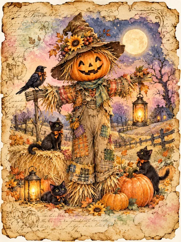 Whimsical Halloween Witchcraft Journals