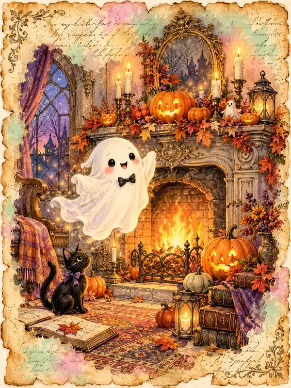 Whimsical Halloween Witchcraft Journals
