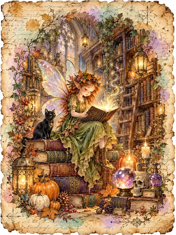 Whimsical Halloween Witchcraft Journals