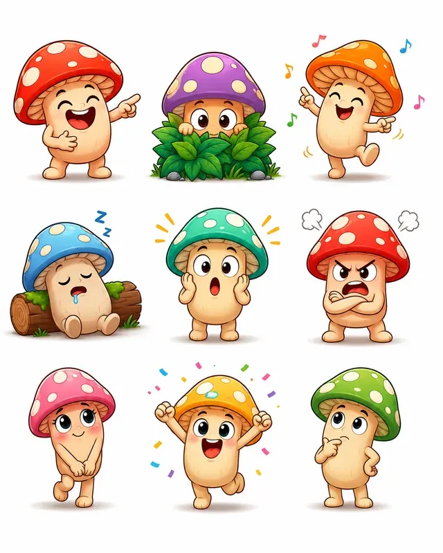 Nine Funny Cartoon Characters