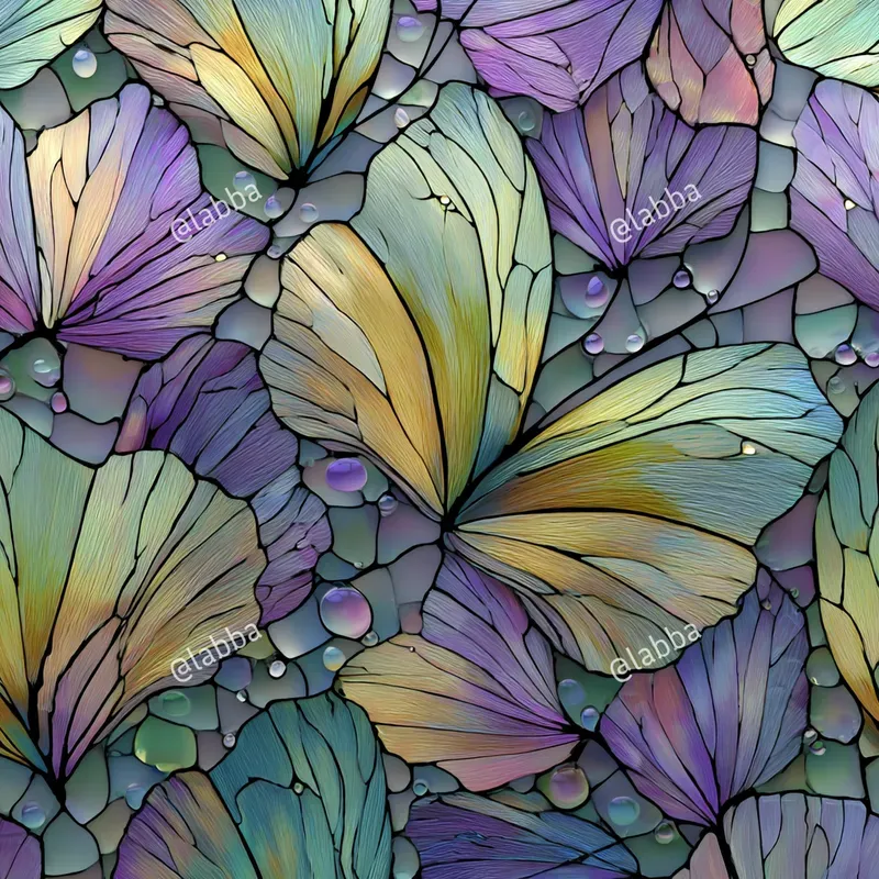 Luminous Stained Glass Patterns