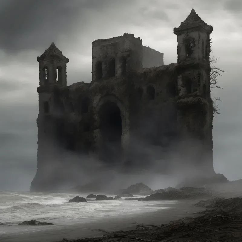 Ashen Apocalypse Dark Fantasy Scenes