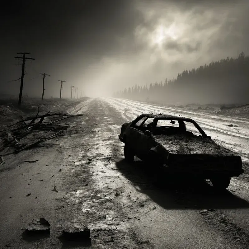 Ashen Apocalypse Dark Fantasy Scenes