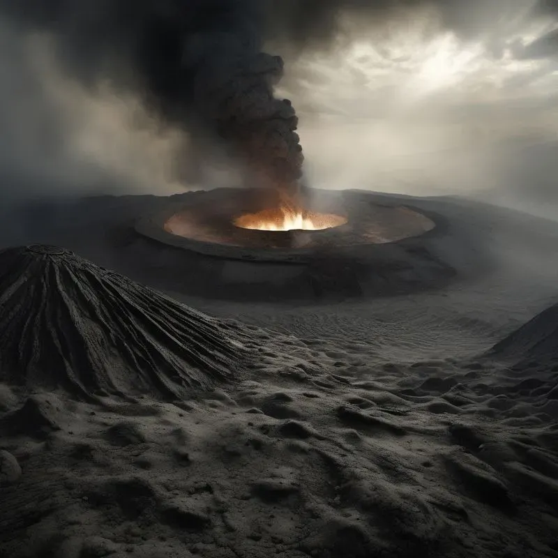 Ashen Apocalypse Dark Fantasy Scenes