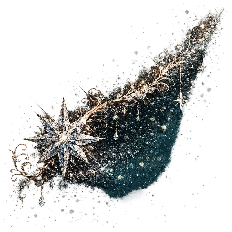 Frosted Star Vector Fashion Marketing
