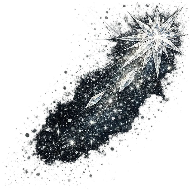 Frosted Star Vector Fashion Marketing
