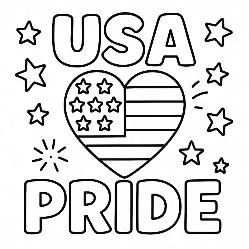 4th Of July Coloring Pages For Kids