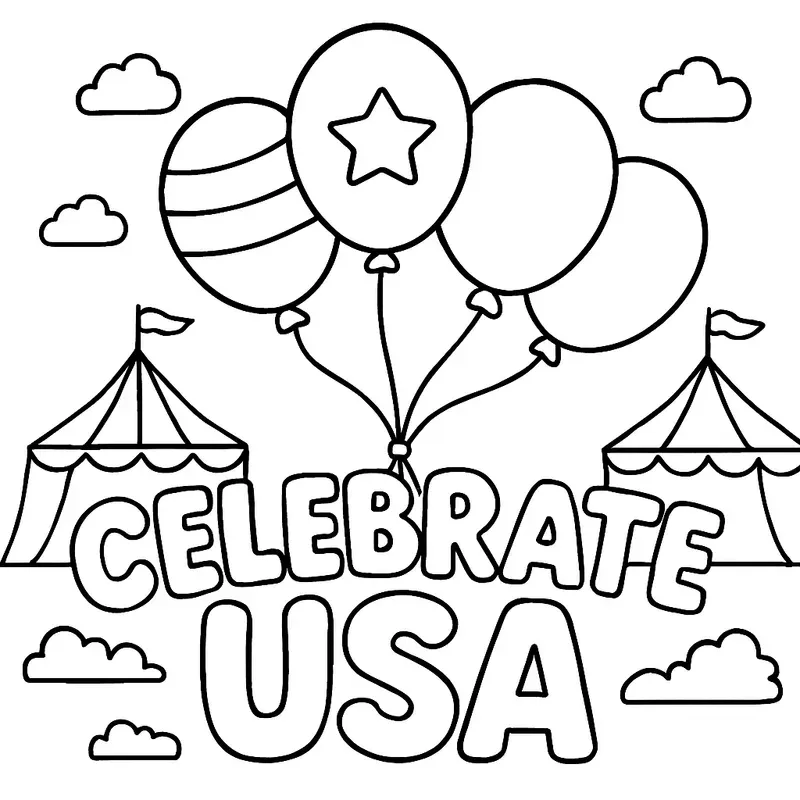 4th Of July Coloring Pages For Kids