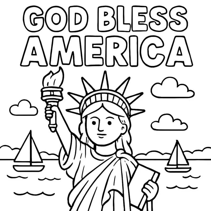 4th Of July Coloring Pages For Kids