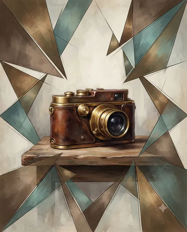 Angular Shard Composition Wall Art