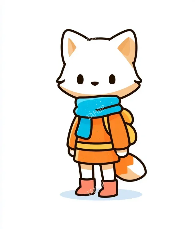Playful Crayon Character Art