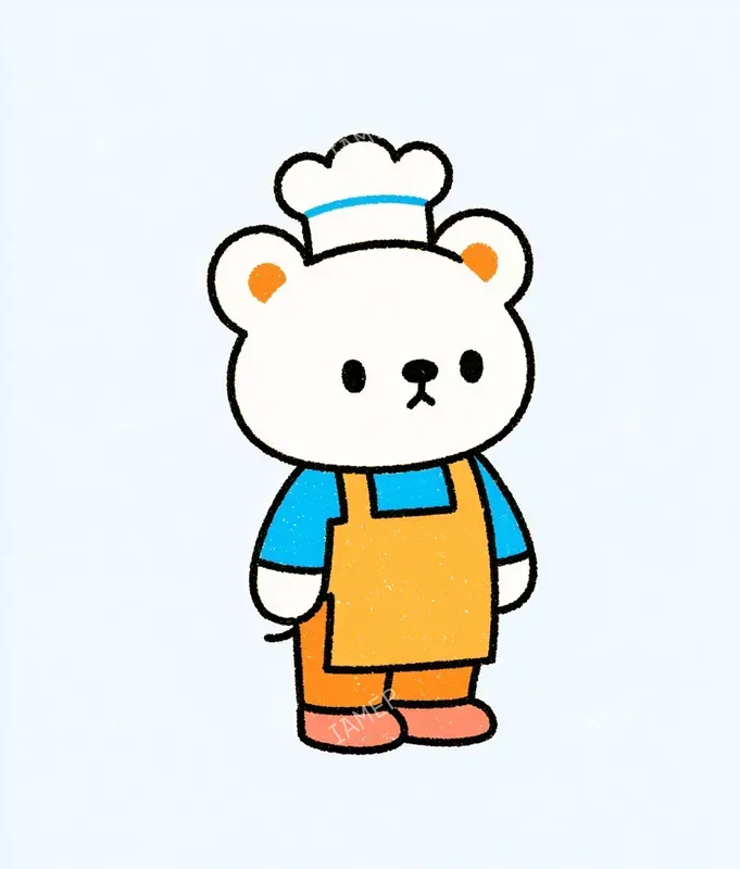 Playful Crayon Character Art