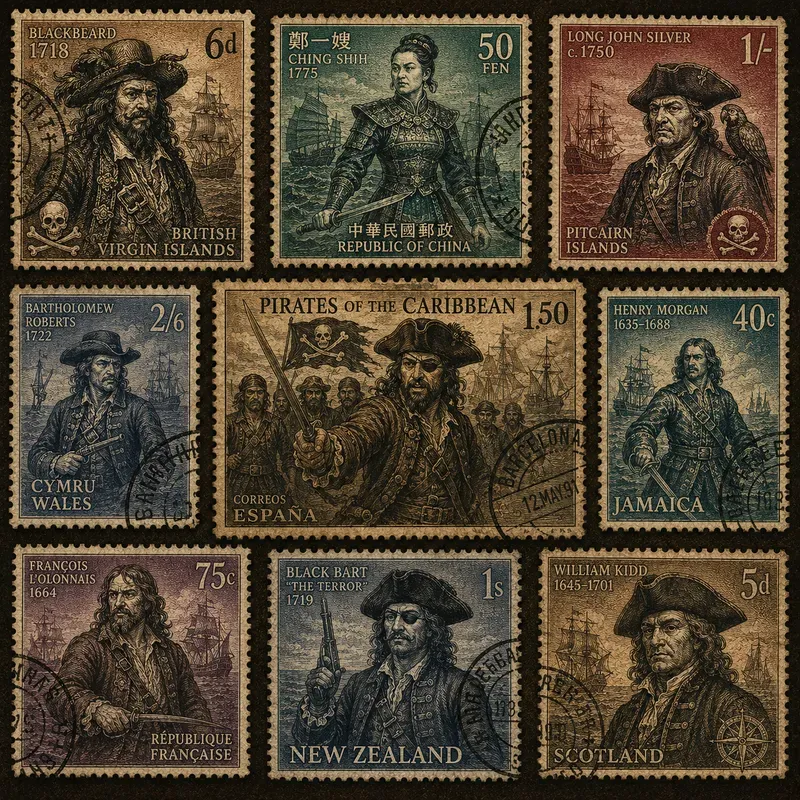 Vintage Indian Philatelic Character Collections