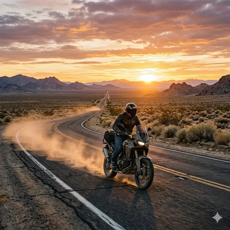 Open Road Motorcycle Photography