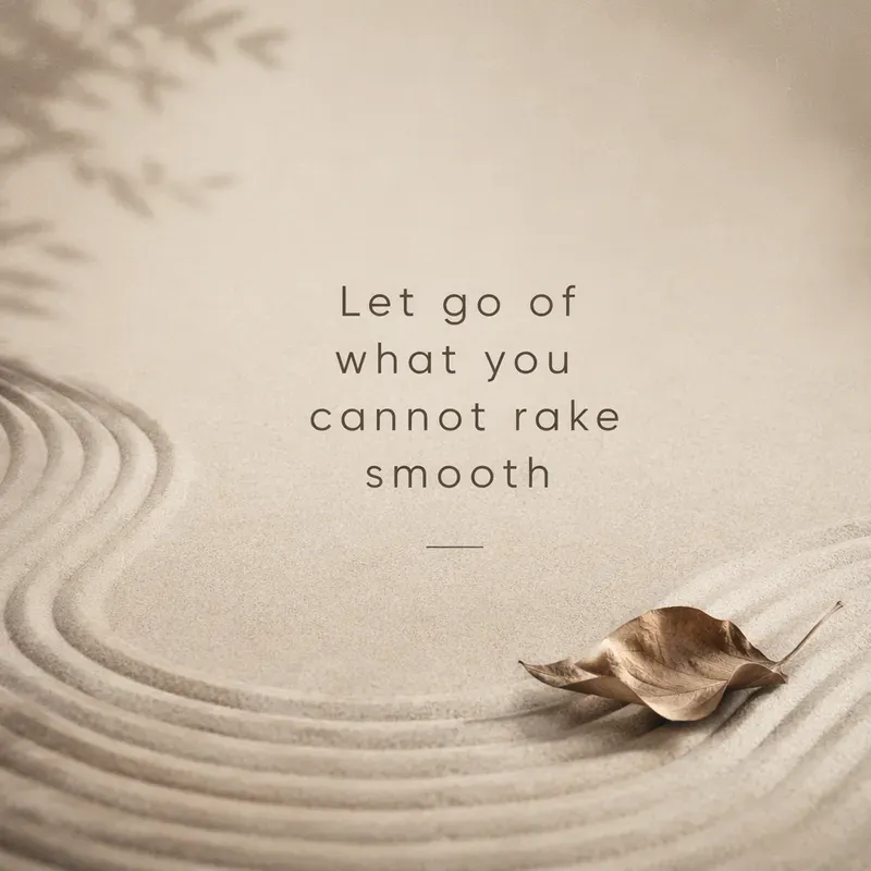 Zen Sand Mindfulness Quote Posters