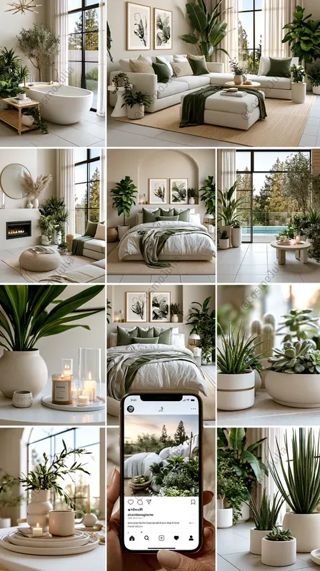 Minimalist Luxury Instagram Collages