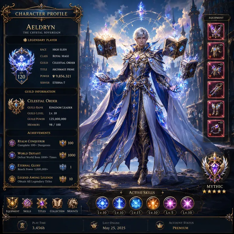 Ultimate Game Profile Showcases