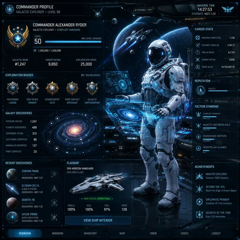 Ultimate Game Profile Showcases