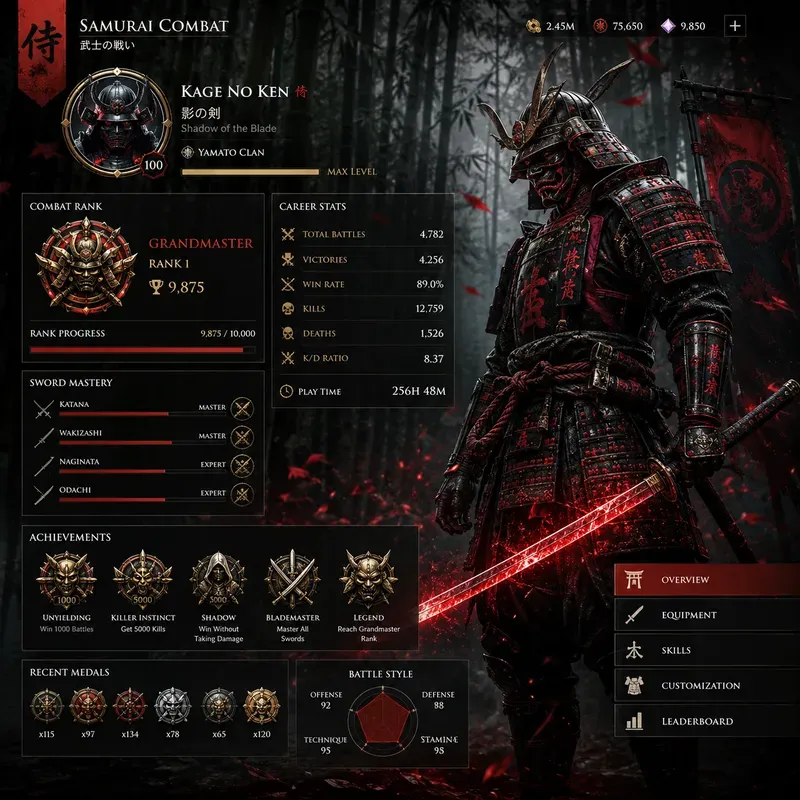 Ultimate Game Profile Showcases