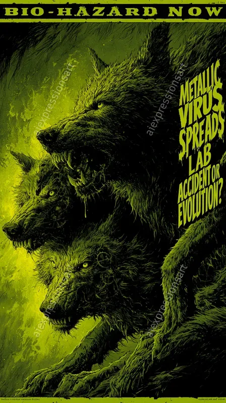 Toxic Mutant Creatures Magazine Covers