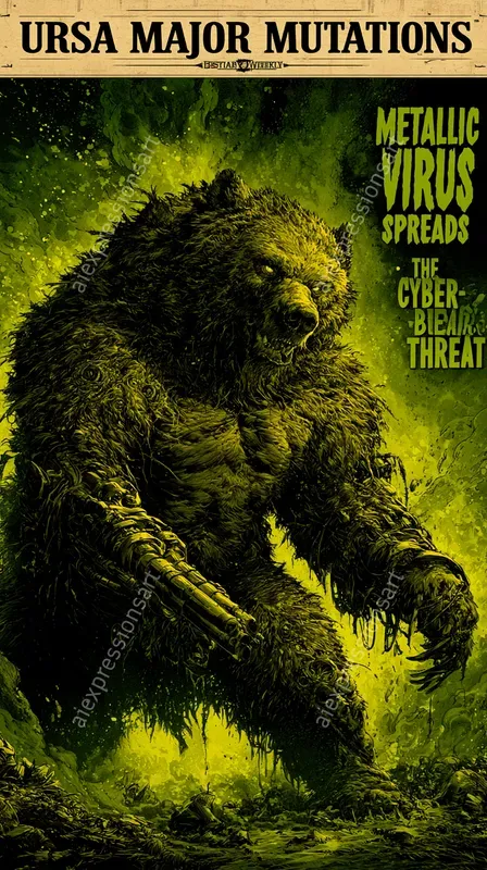 Toxic Mutant Creatures Magazine Covers