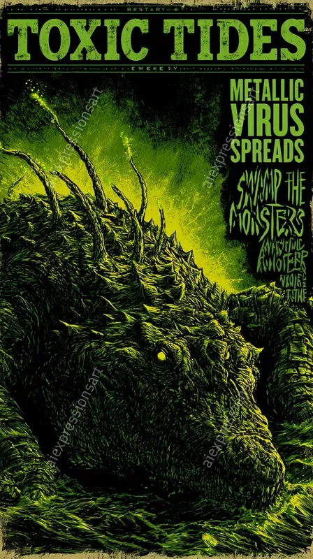 Toxic Mutant Creatures Magazine Covers