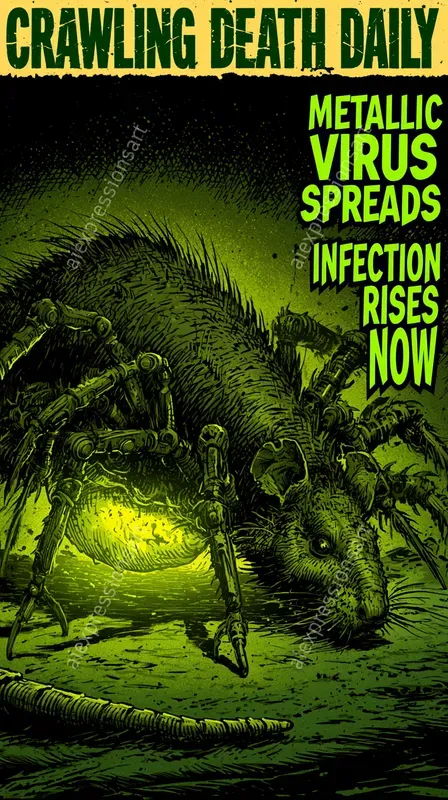 Toxic Mutant Creatures Magazine Covers