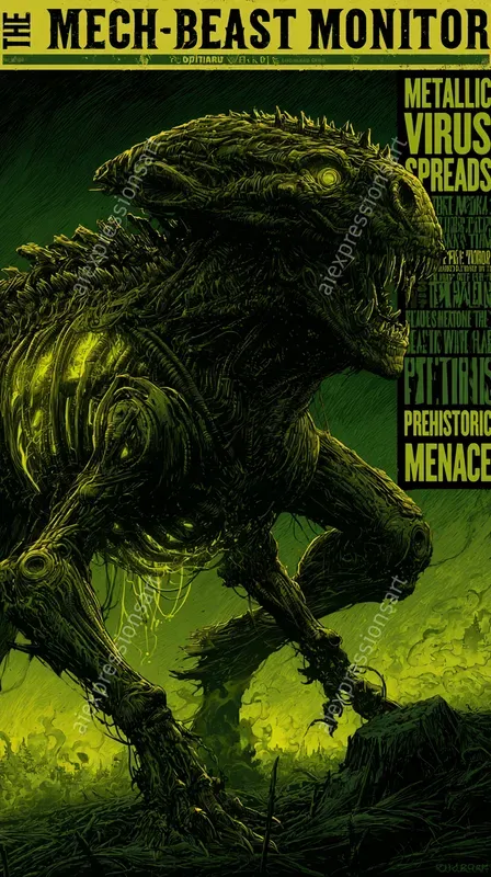 Toxic Mutant Creatures Magazine Covers