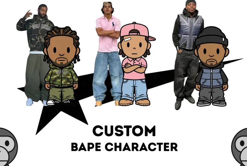 Custom Baby Milo Bapestyle Mascots