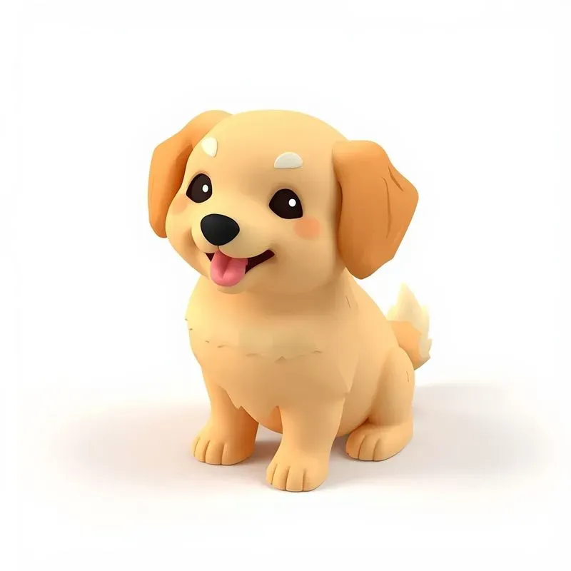 3D Cute Chibi Animal Claymation
