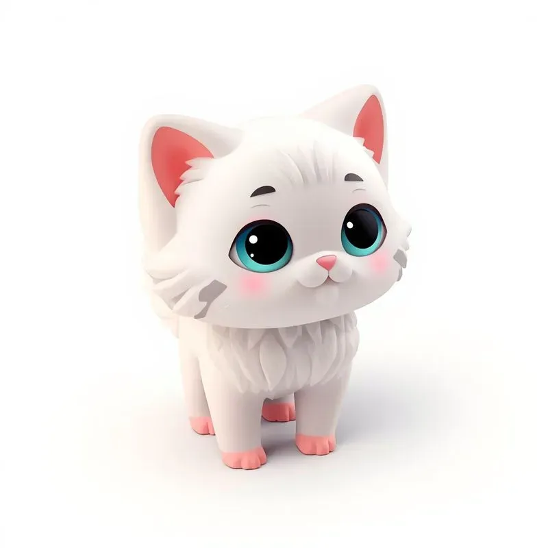 3D Cute Chibi Animal Claymation