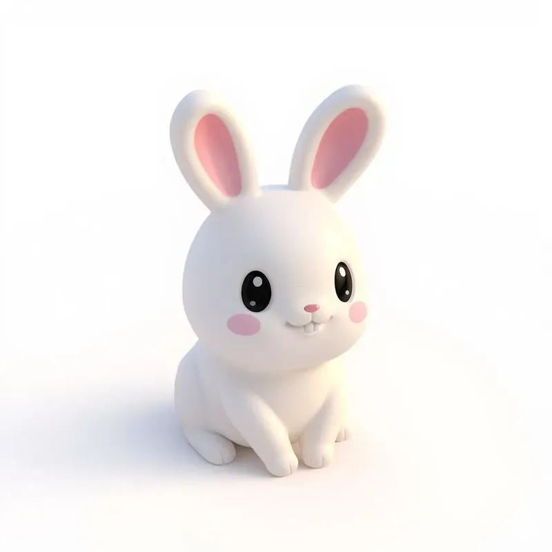 3D Cute Chibi Animal Claymation
