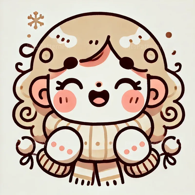 Cute Pastelthemed Doodle Avatars Art