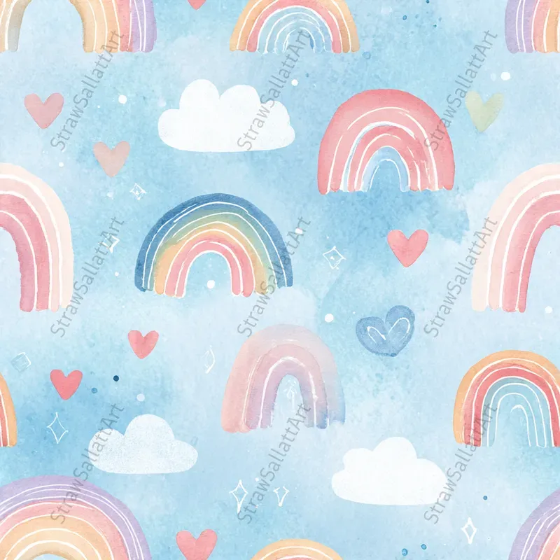 Nursery Seamless Background Kids Designs