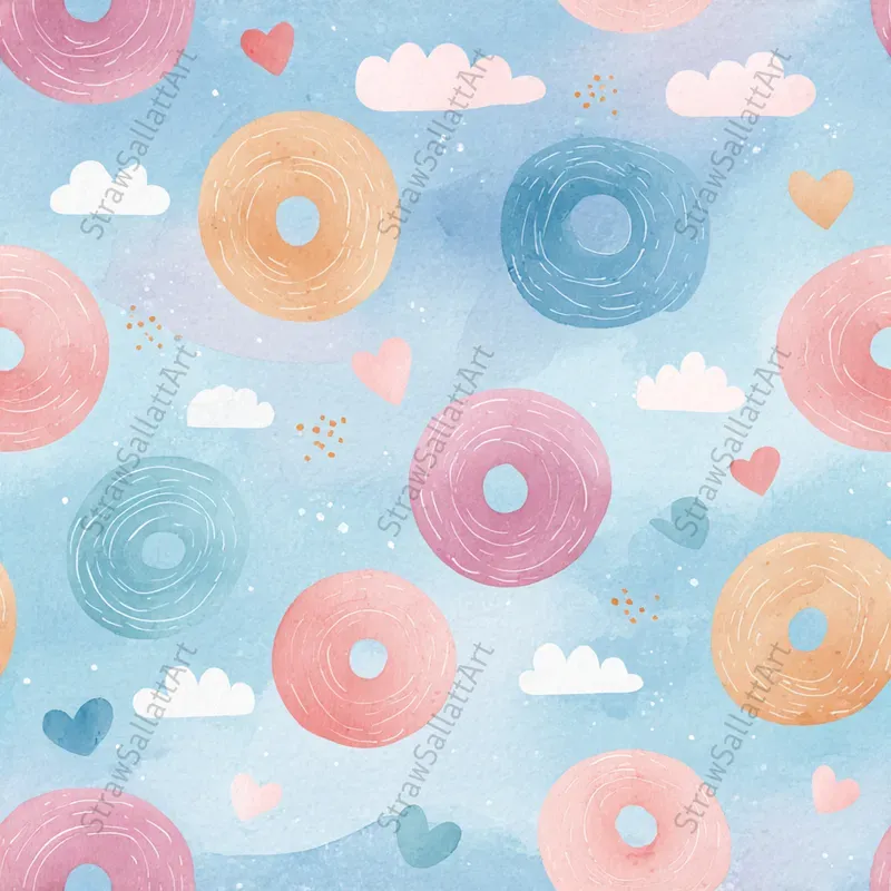 Nursery Seamless Background Kids Designs