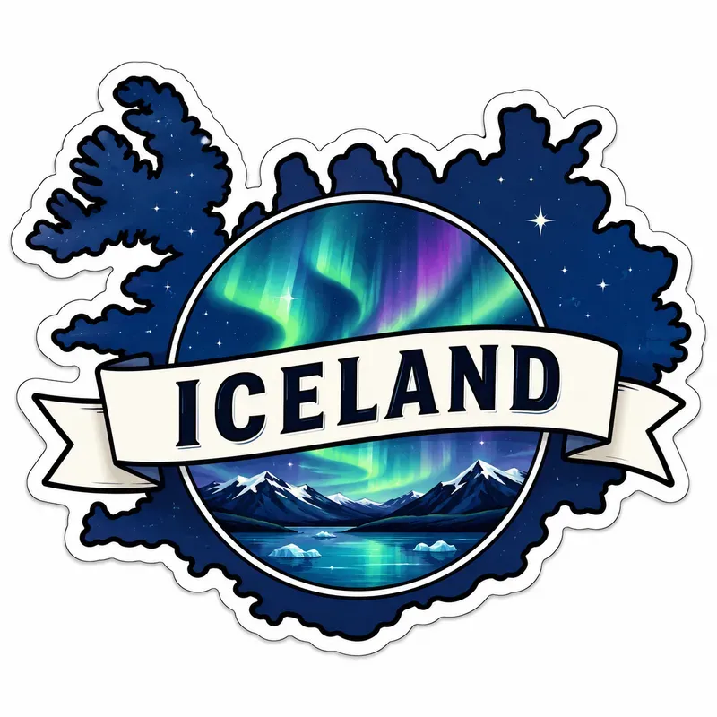 Travel Map Sticker Generator