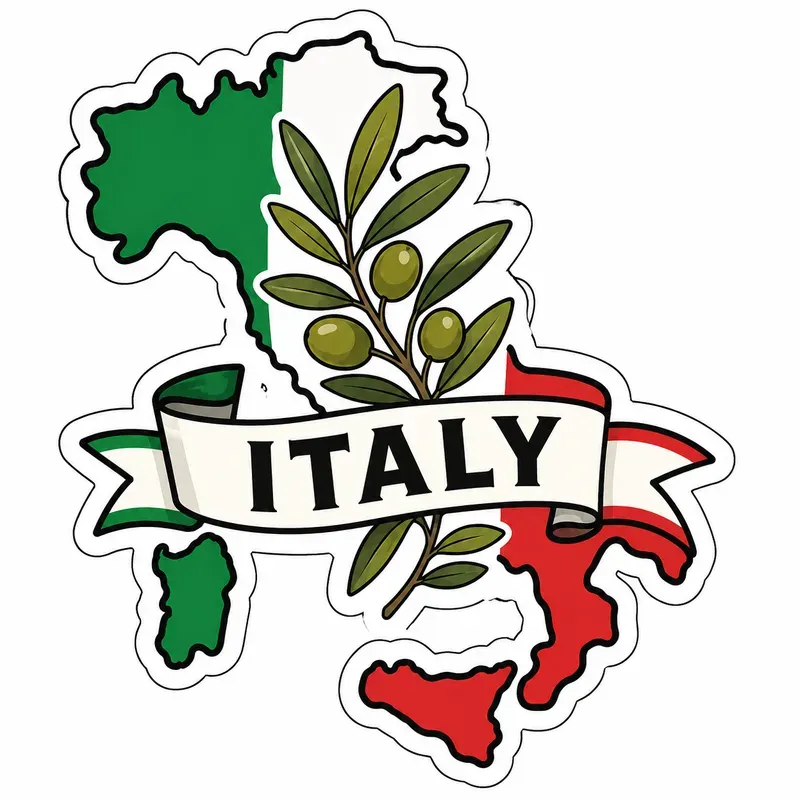 Travel Map Sticker Generator