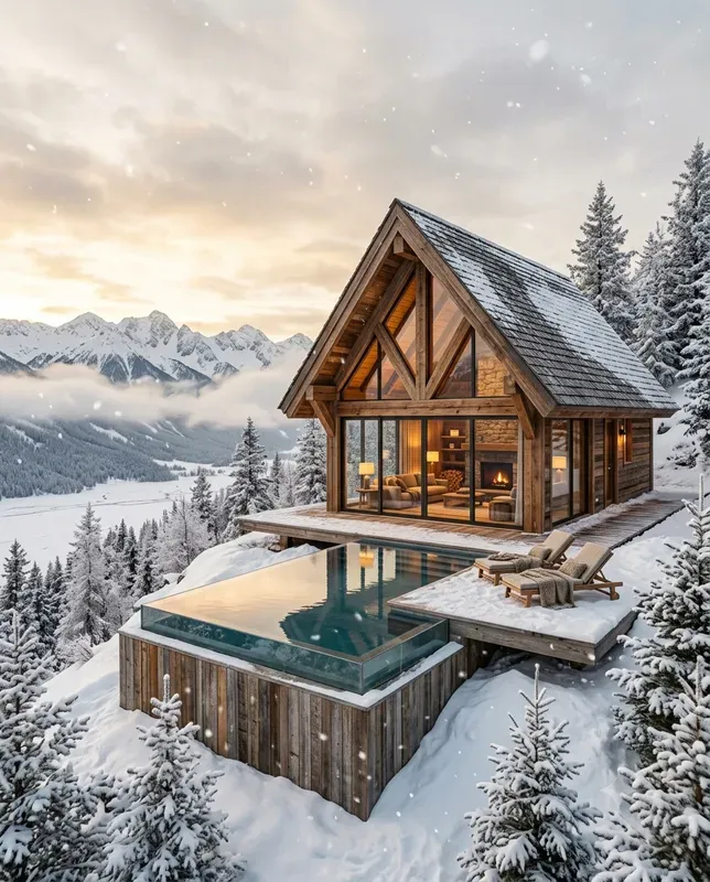 Cinematic Cliffside Architectures