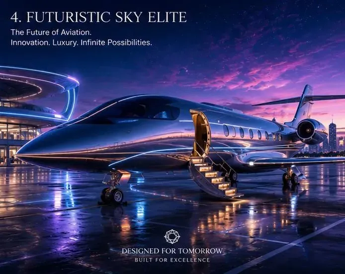 Cinematic Luxury Private Jet Advertisements