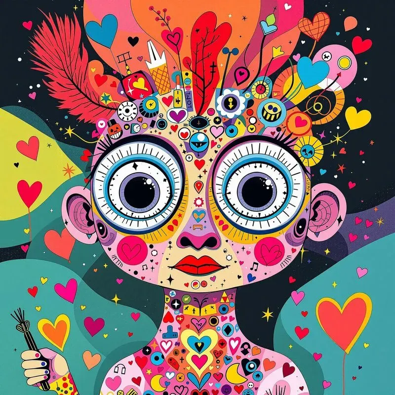 Vibrant Psychedelic Illustrations