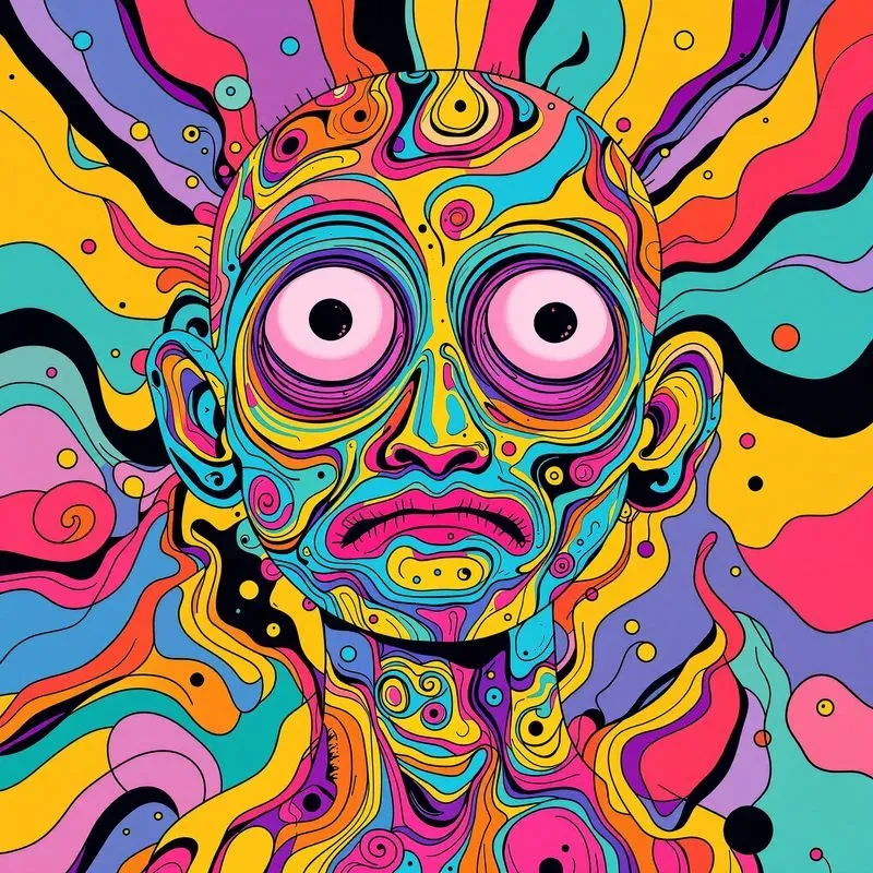 Vibrant Psychedelic Illustrations