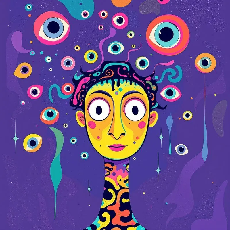 Vibrant Psychedelic Illustrations