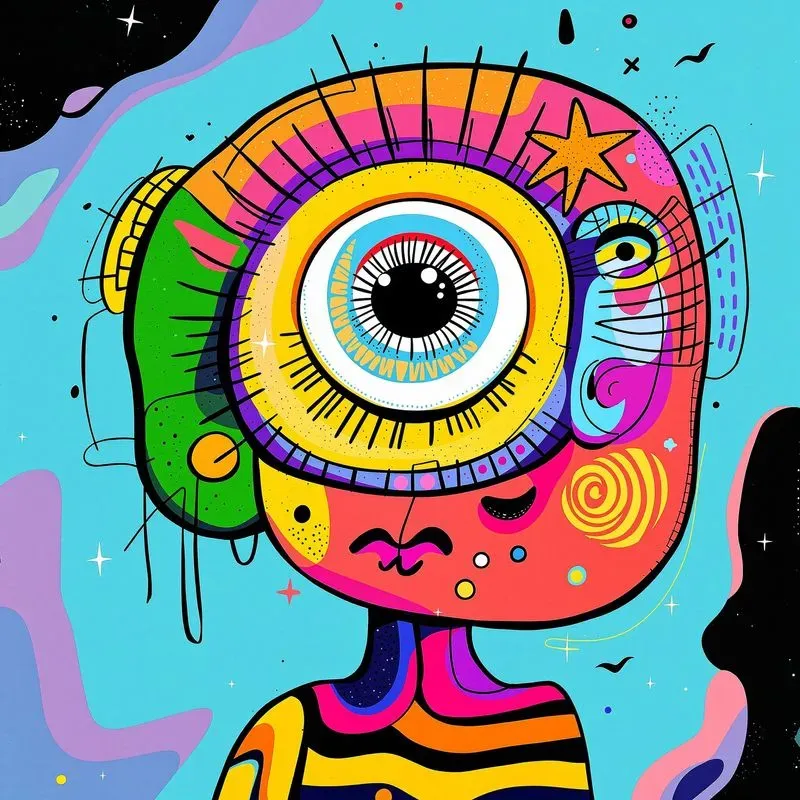Vibrant Psychedelic Illustrations