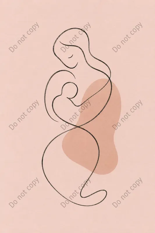 Sensual Line Art Figure Prints