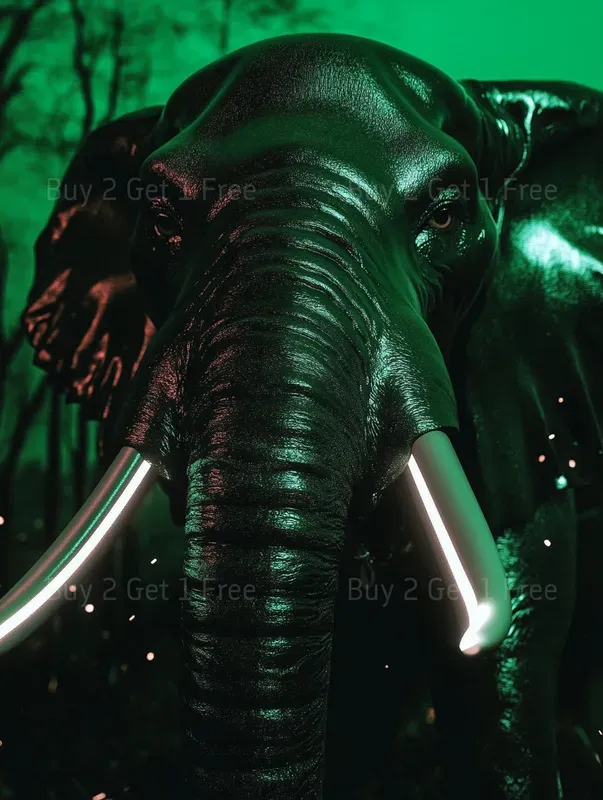 Neon Character Photography
