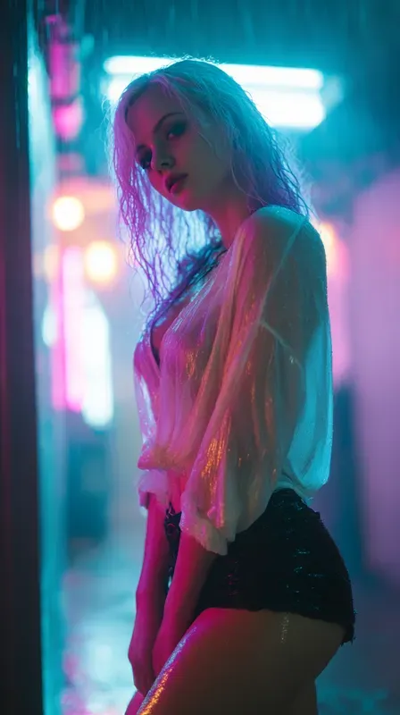 Cinematic Wet Look Girls Photography