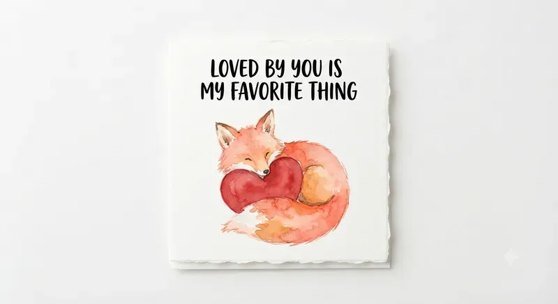 Watercolor Animal Love Cards