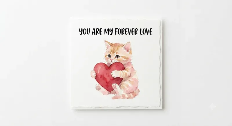 Watercolor Animal Love Cards