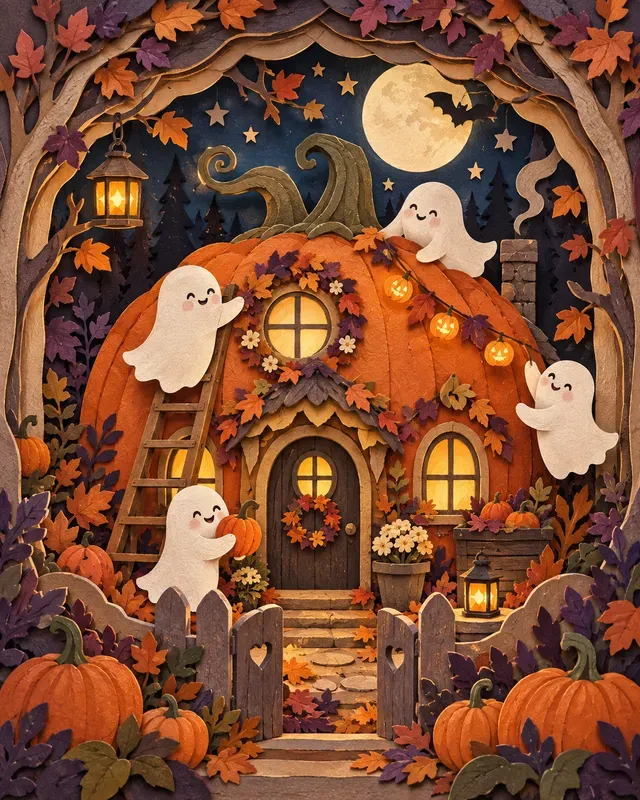 Halloween Paper Theatre Generator